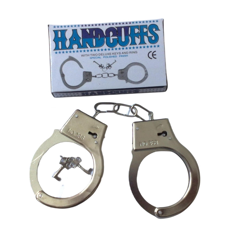 10.5" Metal handcuffs with keys - NuSea