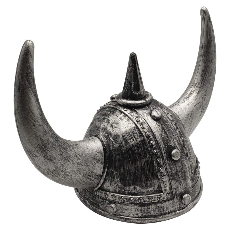 Viking Horned Helmet – Medieval Warrior Costume Hat