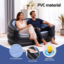 Gardeon Outdoor Air Sofa Inflatable Couch Two-Seater Lounge Chair with Pump Blow Up Couches for Camping