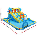 Keezi Inflatable Splash Kids Pool Water Slide Park with Blower 4m x 5.65m