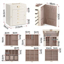 Embellir Jewellery Box 6 Layer Organiser Large Display Case Storage