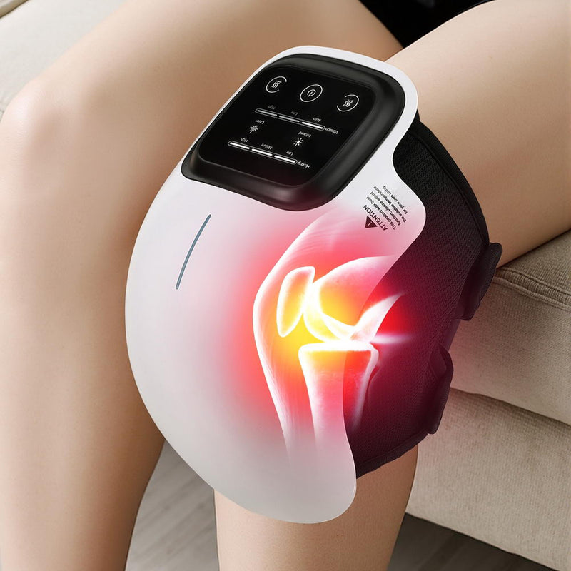 Livemor Knee Massager Vibration Infrared Heating Therapy Machine Elbow