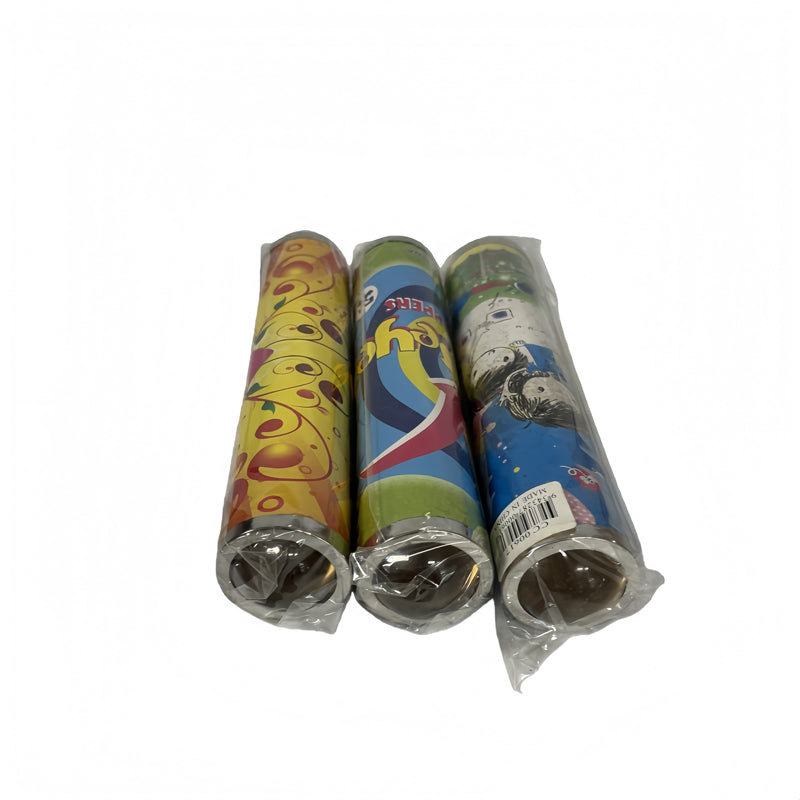3 x Colorful Kaleidoscope Tubes – Classic Toy for Kids & Adults