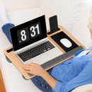 Artiss Lap Desk Laptop Desks Portable w/ Wrist-rest Phone Slot Mouse Pad 55CM