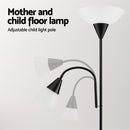 Artiss Floor Lamp Mother and Child Modern Home Living Room Office Reading Black