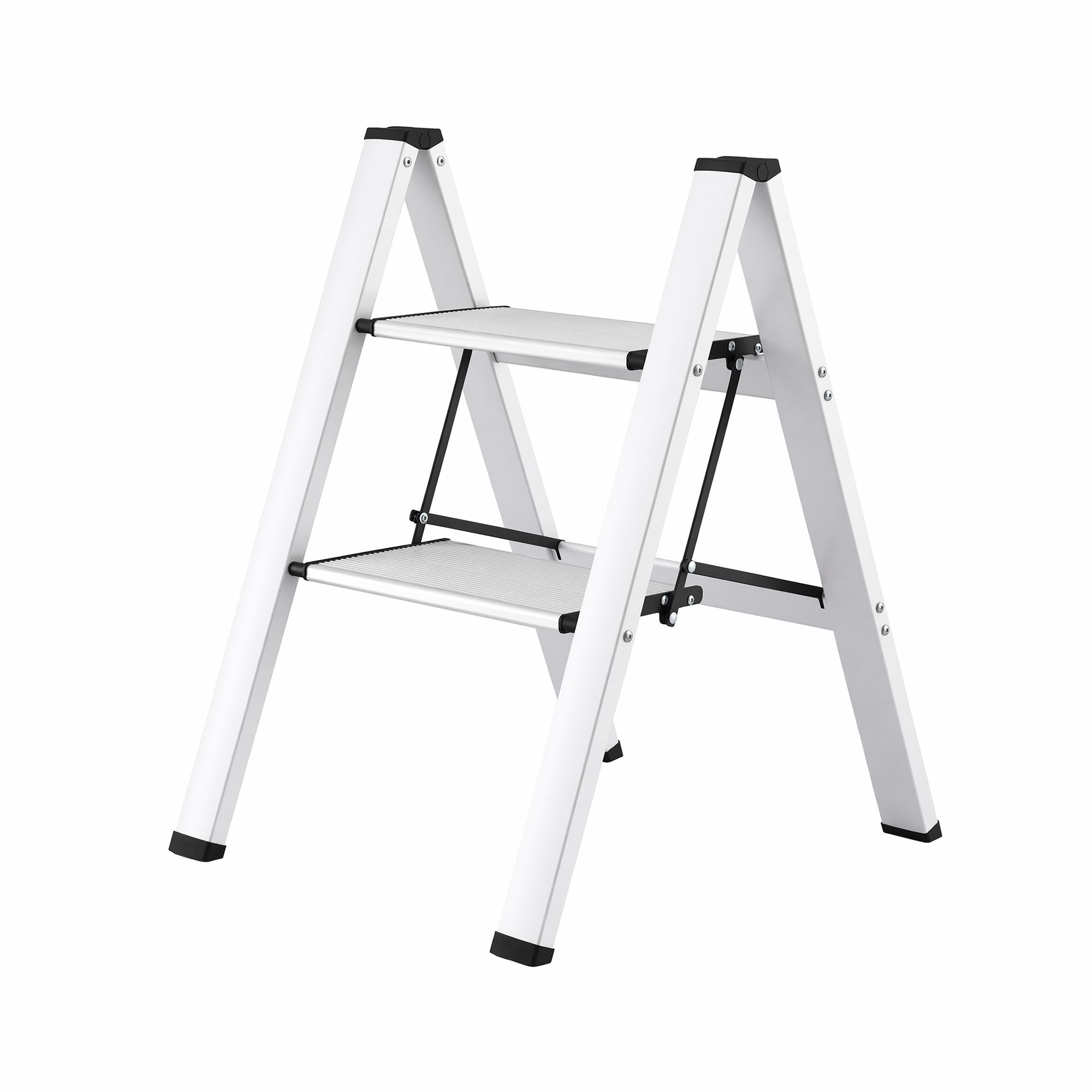 Giantz 2 Step Ladder Multi-Purpose Folding Aluminium Light Weight Platform