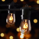 20m LED Festoon String Lights Outdoor Christmas Wedding Waterproof Garden Decor