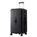 Wanderlite 28" Trunk Luggage Suitcase Travel 5 Wheels Type-C Port TSA Black