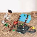 Bopeep Toy Train Set Track DIY Wooden-1910113163664297991