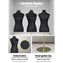 Embellir Female Mannequin Dummy Model Dressmaker Clothes Display Torso Tailor BK
