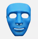 2x Robot Plain Mask Purge Style Halloween Scary Ghost Blank Mask Unisex