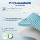 Giselle Bedding 5cm Memory Foam Mattress Topper 7-Zone King Single