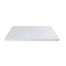 Giselle Bedding 8cm Memory Foam Mattress Topper 7-Zone Graphite King Single