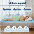 Giselle 8cm Memory Foam Mattress Topper Gel Egg Crate Foam Bamboo Single