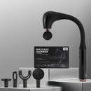 Everfit Massage Gun U-shaped Extended Handle Percussion Massager 4 Heads