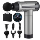 Everfit Massage Gun 30 Speed 6 Heads Vibration Muscle Massager Chargeable Black