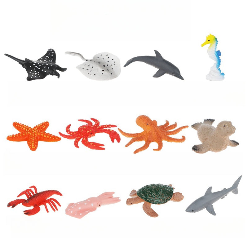 Mini simulated Animals Assorted Action Figures Toys - NuSea