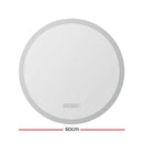 Embellir Bluetooth LED Wall Mirror With Light 60CM Bathroom Decor Round Mirrors