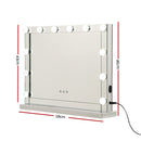 Embellir Makeup Mirror Hollywood with Light Frame Vanity Dimmable Wall 12 LED