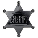 METAL SHERIFF BADGE ASSORTED COLOURS