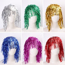 Party Tinsel Wig – Assorted Sparkly Colours