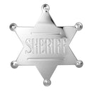 METAL SHERIFF BADGE ASSORTED COLOURS