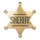 METAL SHERIFF BADGE ASSORTED COLOURS