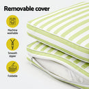 Gardeon Outdoor Chaise Lounge Cushion Lounge Chair Pad Sunbed Mattress Green