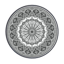 Gardeon 180CM Outdoor Rug Reversible Carpet PP Area Mat Patio Rugs Round Grey