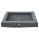 i.Pet Bed Dog Cat Large Calming Soft Sofa Cushion Egg Crate Washable Grey