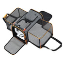 i.Pet Carrier Bag Foldable Expandable Dog Cat Travel Cage Portable Car Kennel