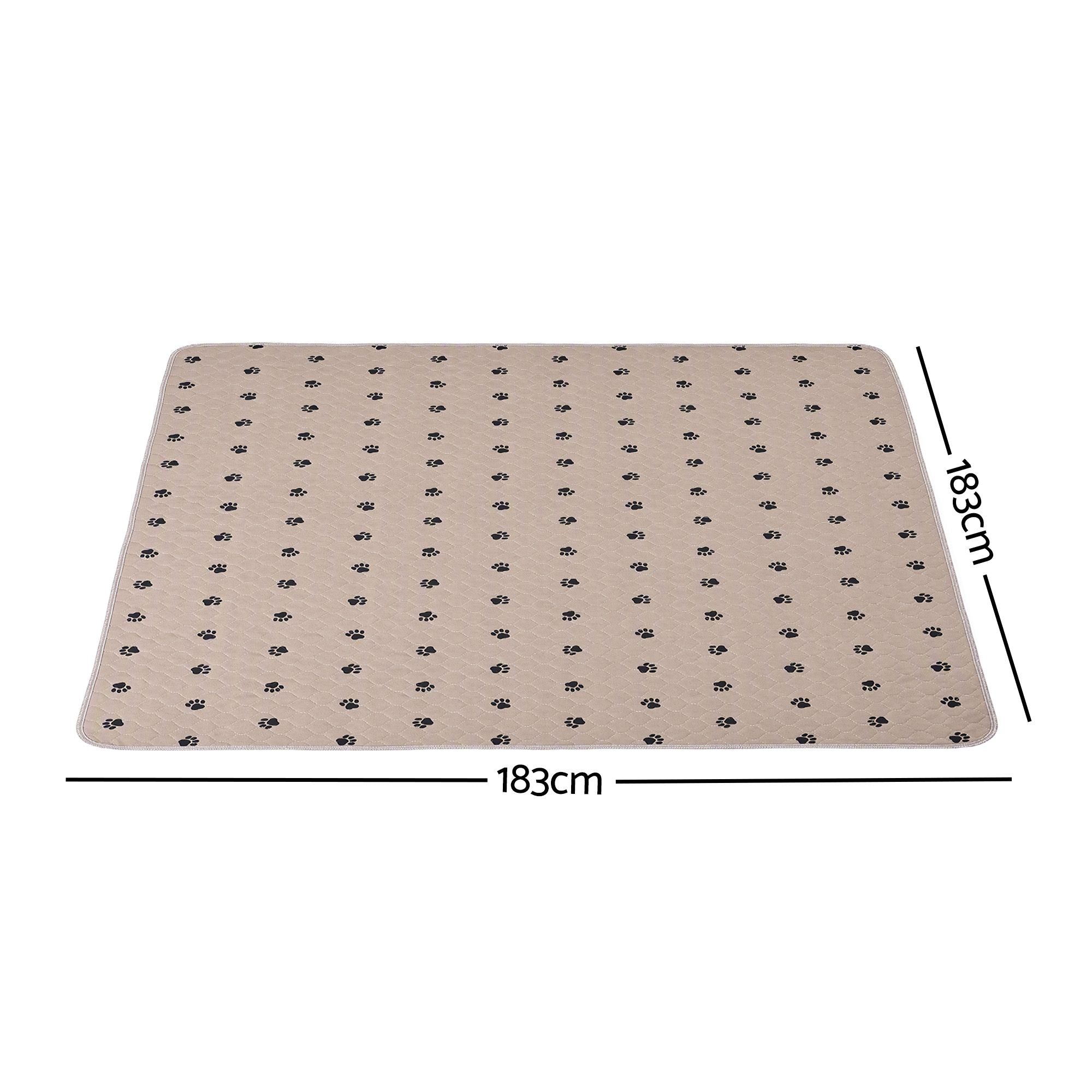 i.Pet Pet Training Pads Washable Dog Pee Pads Puppy Toilet Mat 183x183cm