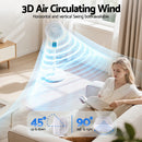 Devanti Pedestal Fan W/ Remote 3 Speed 12H Timer Height Adjustable Cooling Fan