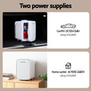 Glacio Mini Fridge Portable 13L White Electric Cooler Warmer 12V 220V
