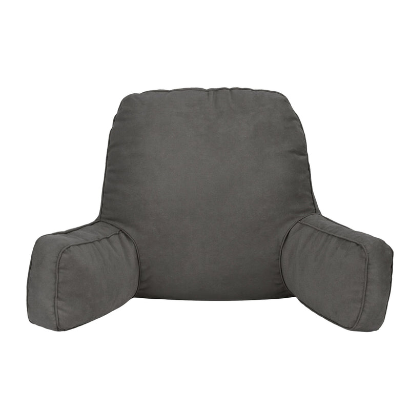 Giselle Reading Pillow Back Rest Lumbar Support Cushion Grey