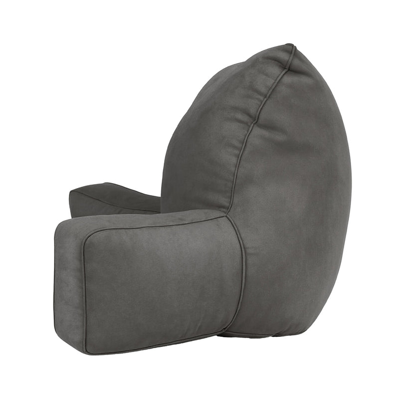 Giselle Reading Pillow Back Rest Lumbar Support Cushion Grey