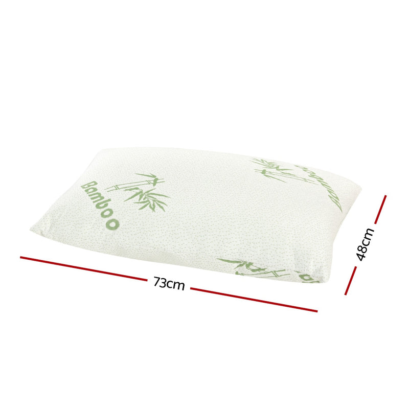 Giselle Bedding 4 Pack Bamboo Pillow Family Hotel