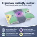 Giselle Bedding Memory Foam Pillow Ergonomic Contour