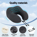 Giselle Bedding Travel Neck Pillow U-Shape Support Memory Foam Plane Car Cushion