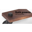 Artiss Floating DIY Pipe Shelf Toilet Paper Holder