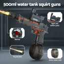 Keezi Kids Adult Electric Water Gun 500ml Water Tank Light Squirt Guns Toys Grey