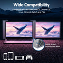 Devanti Portable Monitor Laptop Screen Extender Dual Display 1080P IPS USB C