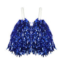 4 Sets/8pcs Metallic Team Girls' Cheerleading Dance Party Dress Pom Poms Pompoms