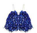4 Sets/8pcs Metallic Team Girls' Cheerleading Dance Party Dress Pom Poms Pompoms