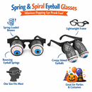 6 pairs of Spring & Spiral Eyeball Joke Glasses – Funny Popping Eye Prank Specs for Costume & Party