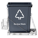Cefito Pull Out Bin Kitchen Cabinet Slide Garbage Rubbish Bins Basket 40L Grey