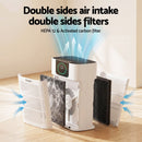 Devanti Air Purifier Filter Replacement H12 HEPA 2 Pack Dual Intake