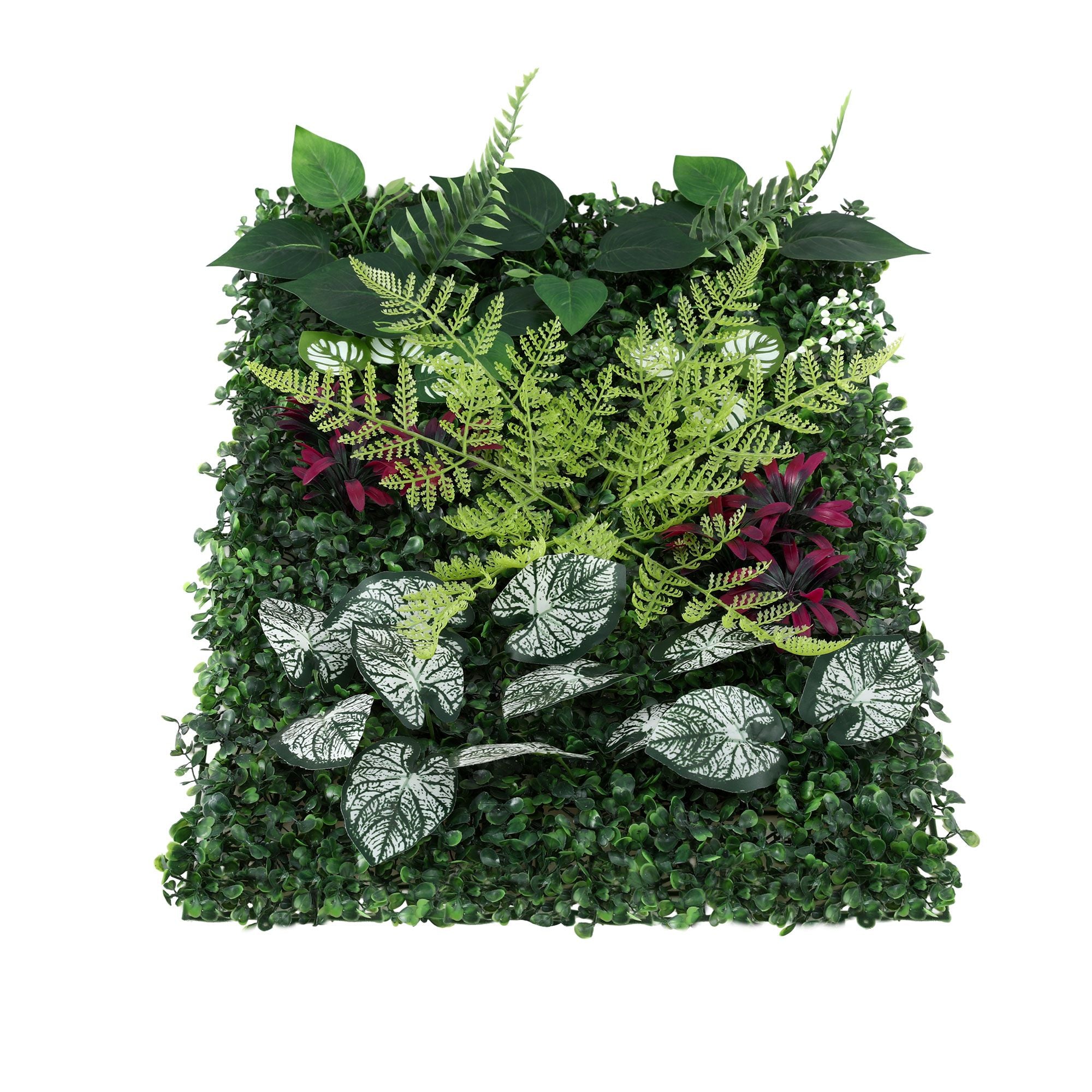 Gardeon 4PCS Artificial Plant Wall Panels 40X60CM Boxwood Panel Flower Backdrop Backyard Green Decor