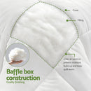 Giselle Bedding 200GSM Bamboo Quilt Summer Quilts All Season Doona Duvet Lightweight Super King
