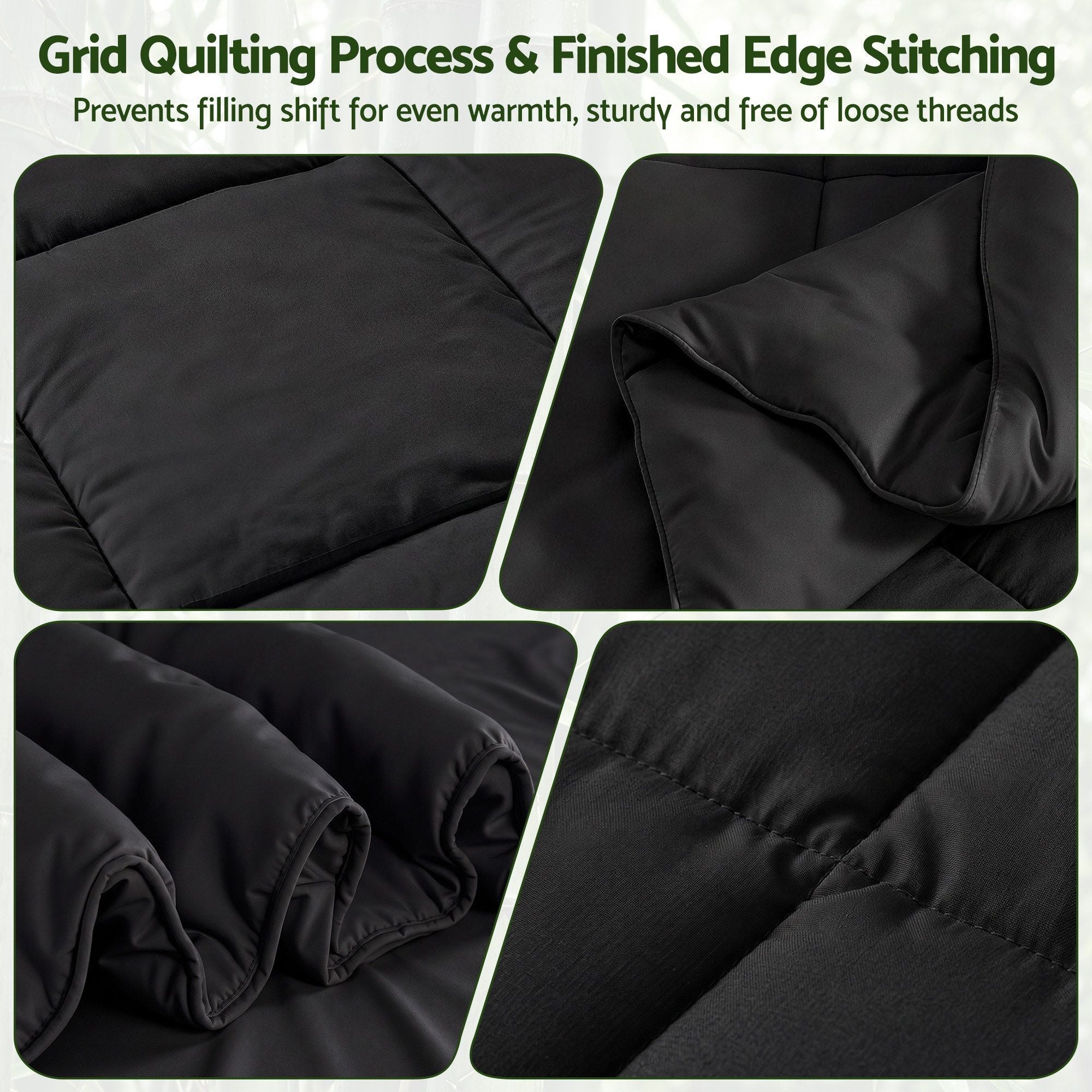 Giselle 200GSM Bamboo Microfibre Super King Quilt Lightweight All Season Doona